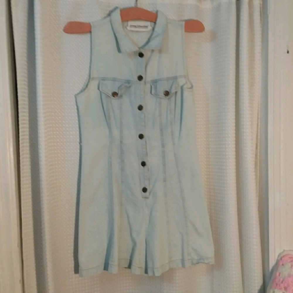 Vintage Denim Romper